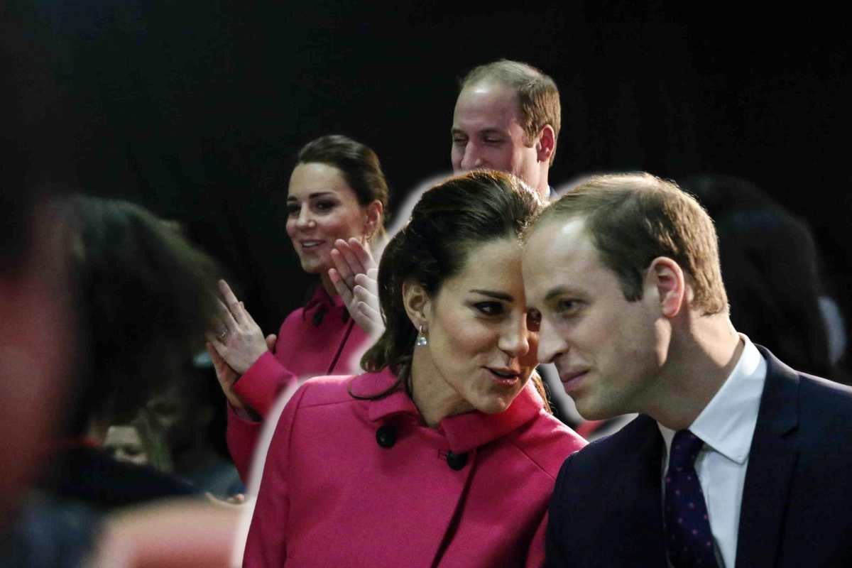 william e kate parlano tra loro