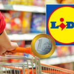 carrello, logo lidl e 1 euro