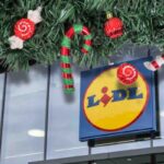 Lidl punto vendita e decorazioni natalizie