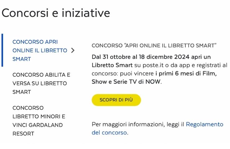 concorso poste italiane 