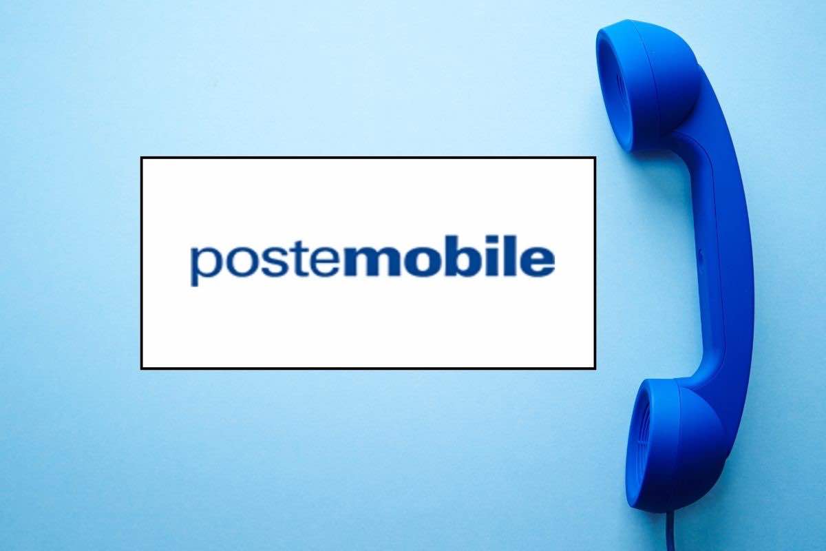 Poste mobile logo e telefono