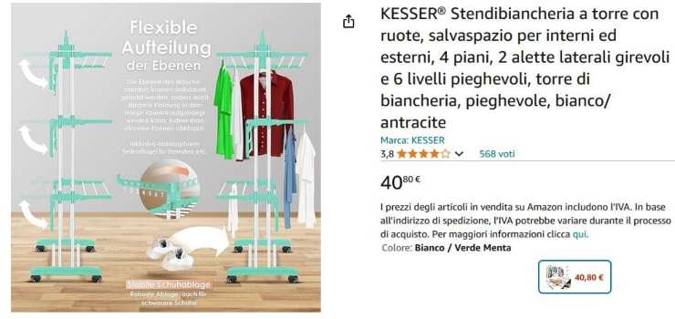 stendibiancheria Kesser