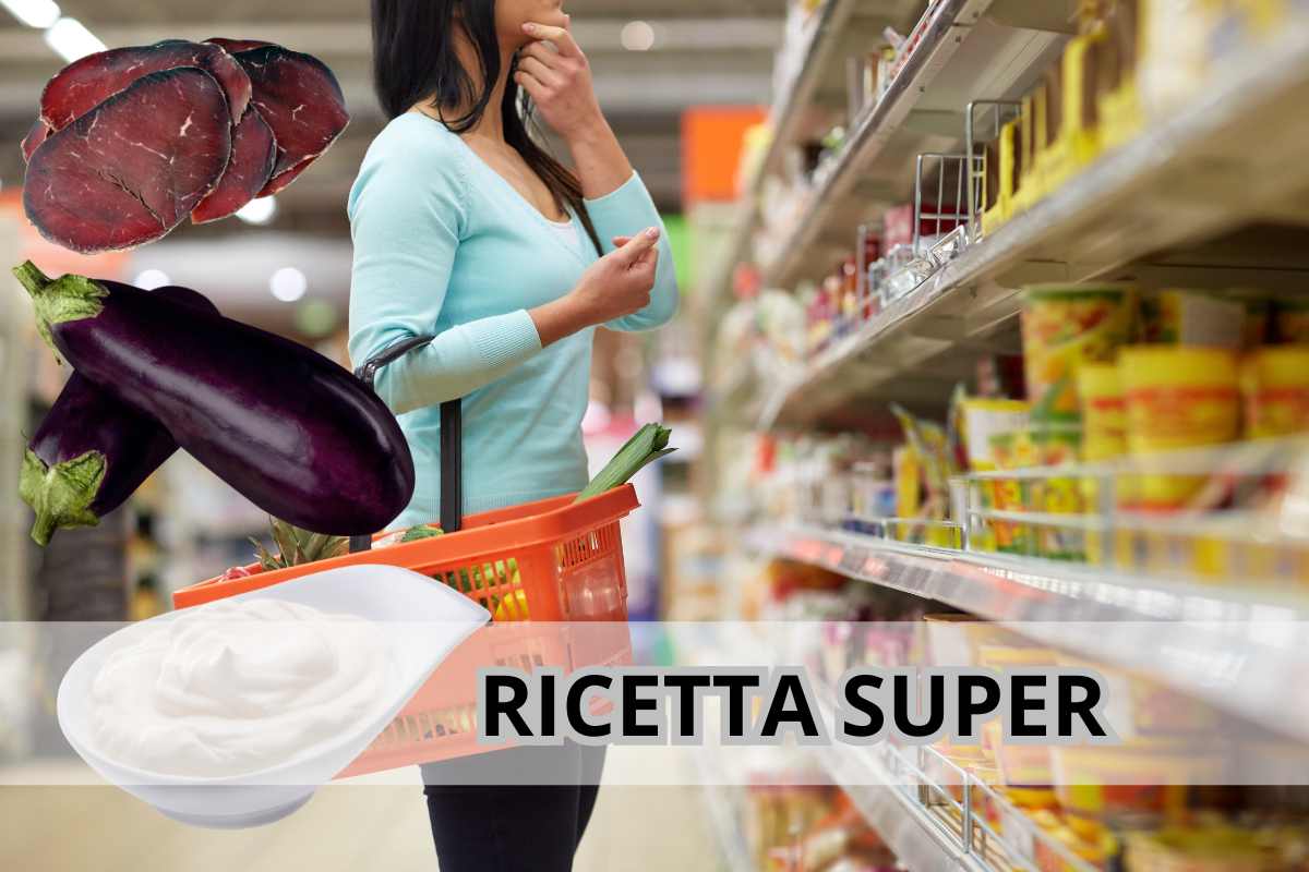 Donna al supermercato