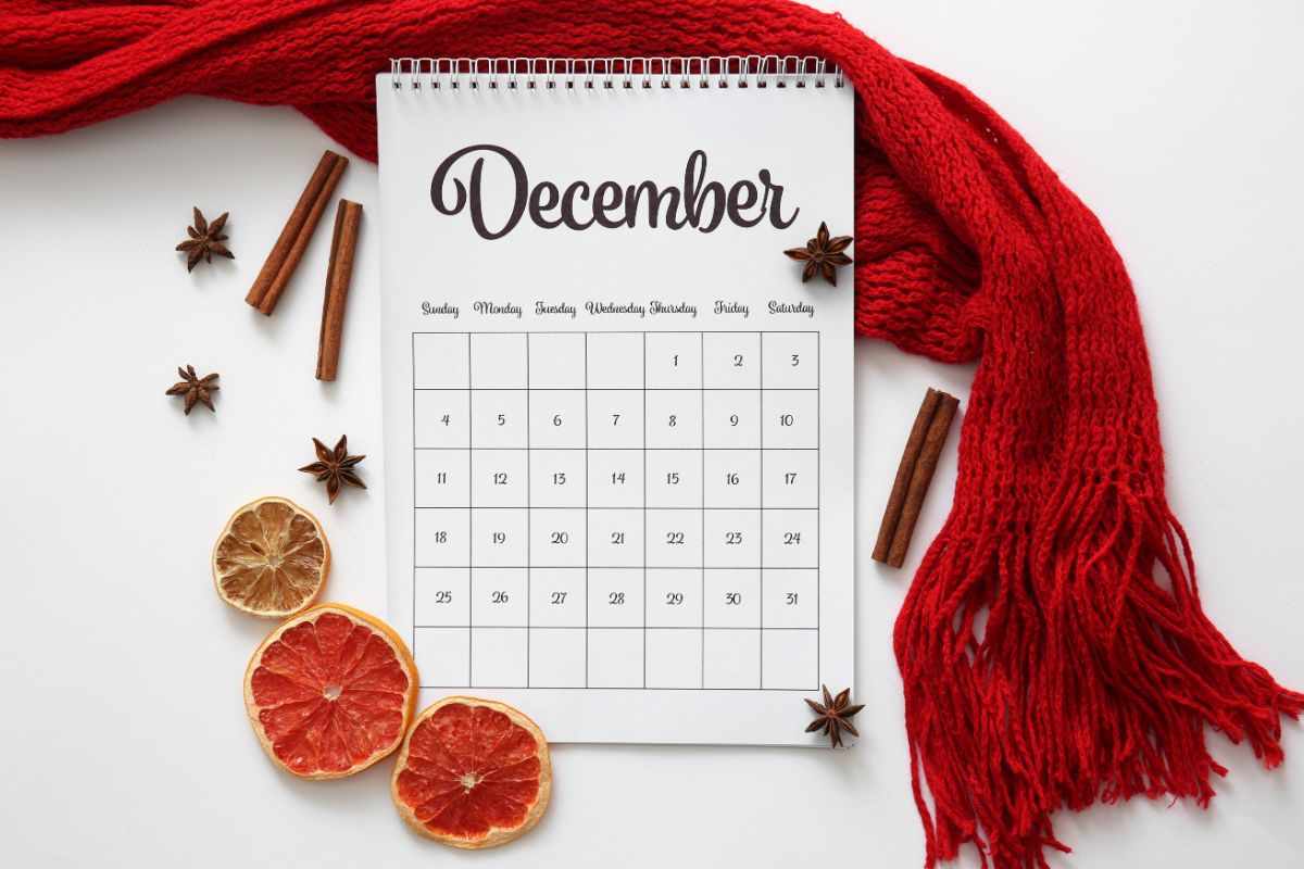 calendario dicembre