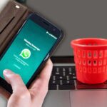 cestino e whatsapp sul telefono