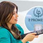 ragazza e logo la promessa